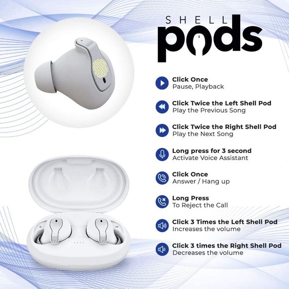 Wireless Earbuds with Wire Charging Case - Picture 4 of 6